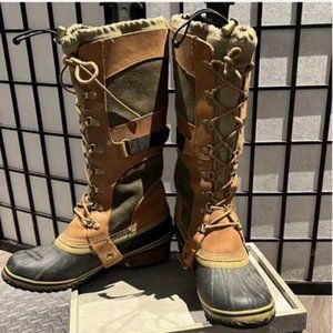 Sorel Conquest Carly Tall Boots Size 9